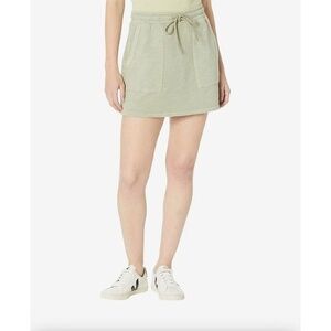 NWT Madewell Women's MWL Pull On Mini Skirt Gorpcore Green Size L
